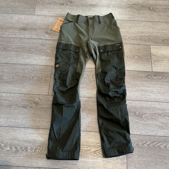 Fjallraven Keb Trousers Pants Womens 6 EU 38 Green G-1000 Curved Hiking Gorpcore - Picture 4 of 11